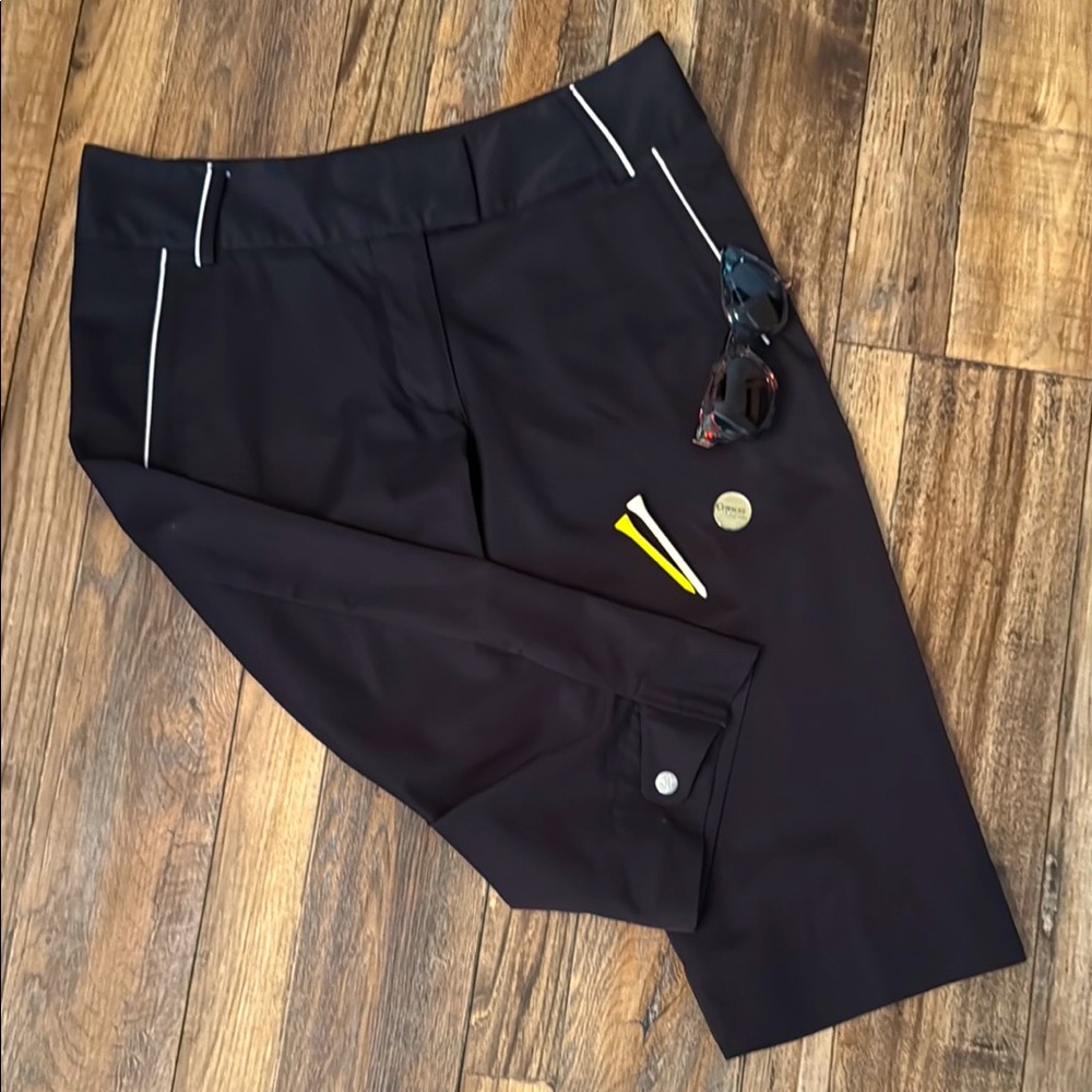 Adidas Black Climalite Bermuda shorts size 6
